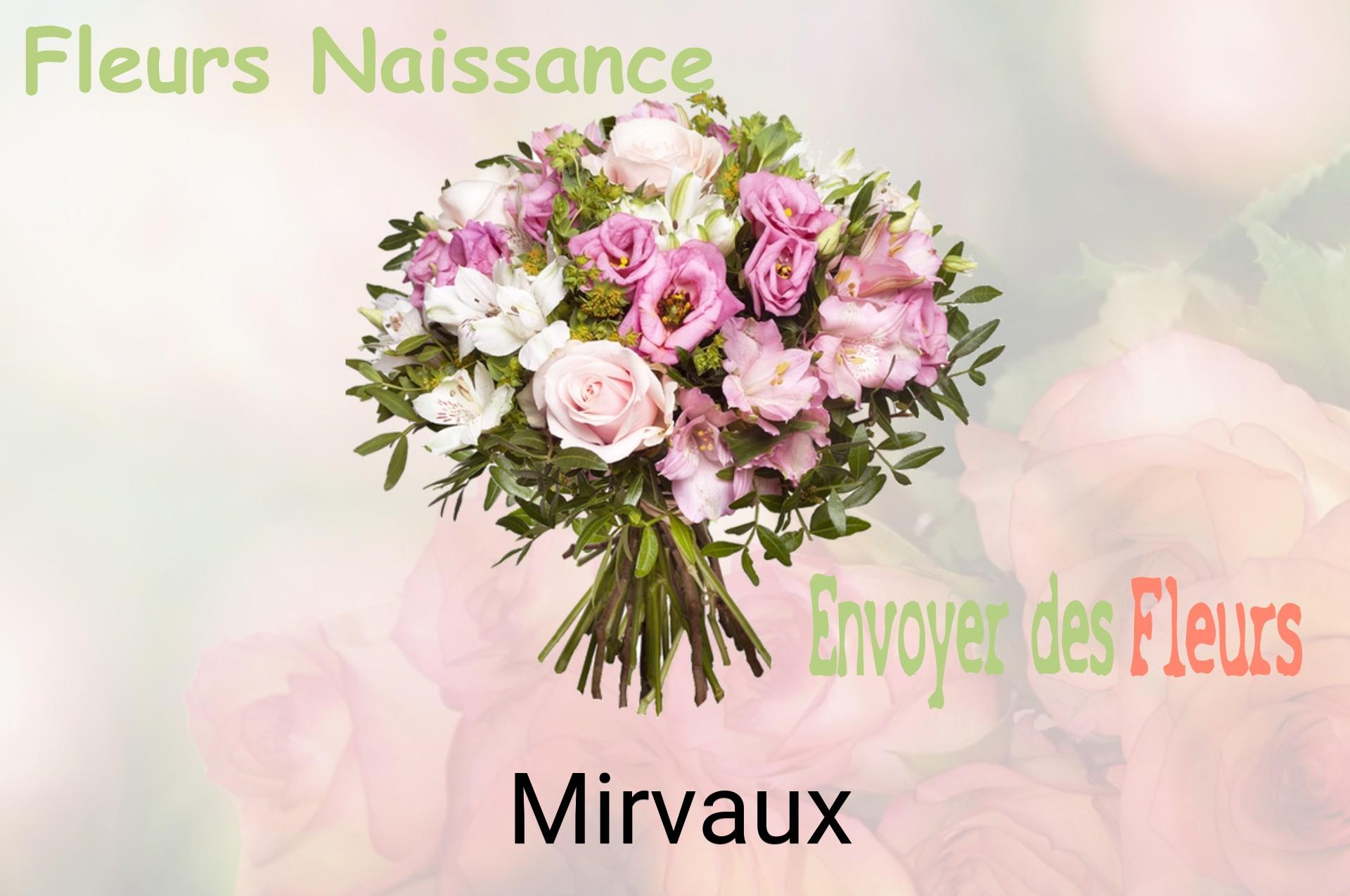 Bouquet de fleurs de naissance livré à Mirvaux
